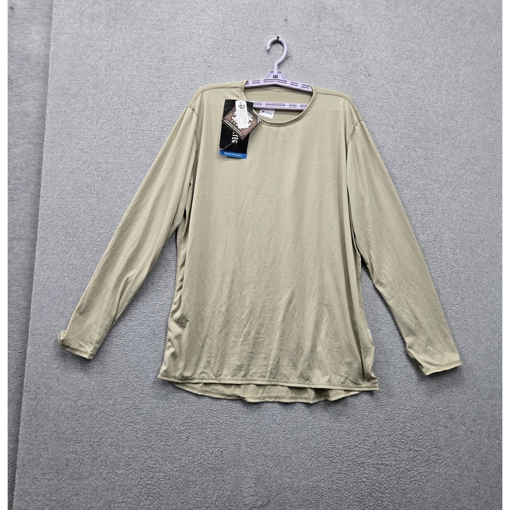 ADS Men Shirt XL LONG Beige Gen III L1 ECWCS Undershirt Lightweight Cold NWT